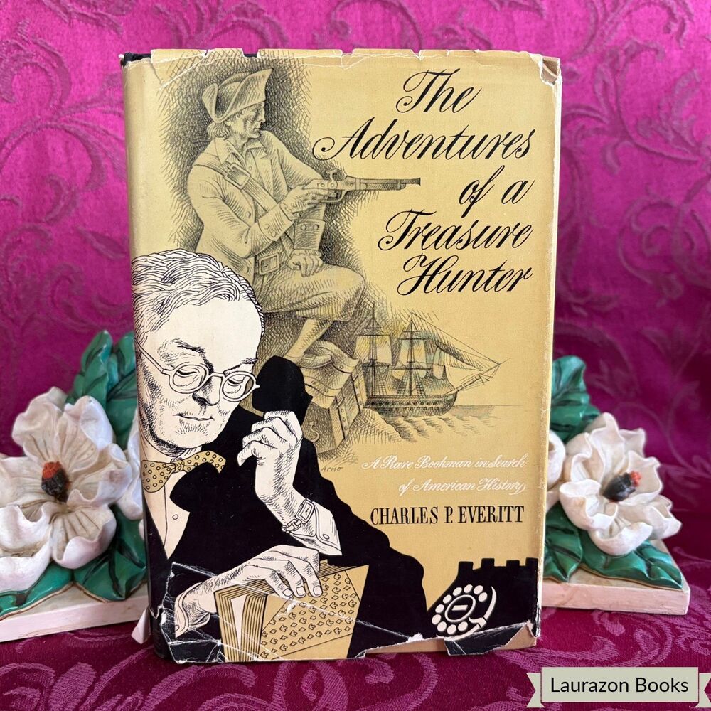 1951 The Adventures of a Treasure Hunter: A Rare Bookman… Stated First Edition